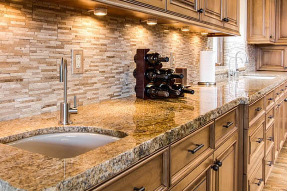 granite kitchen counter